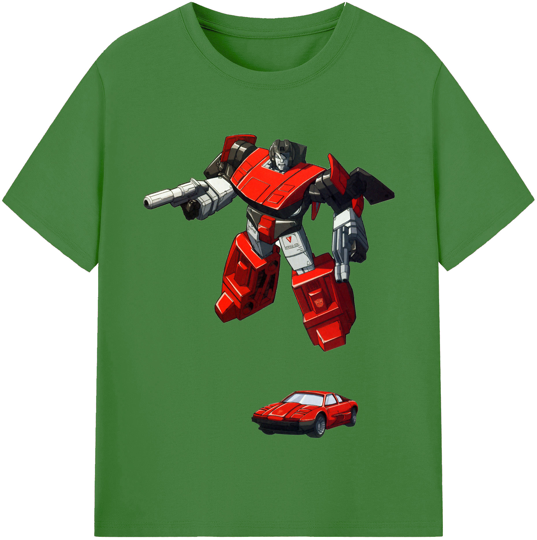 （画像用）  レディースカジュアルプリントTシャツ（綿100％）